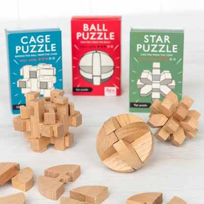 Mini Wooden puzzel