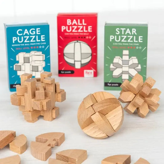 Mini Wooden puzzel