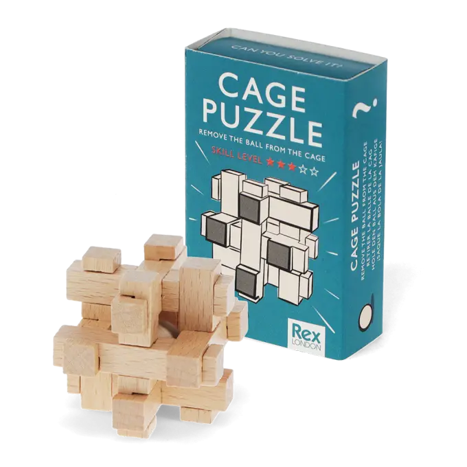 Mini Wooden puzzel