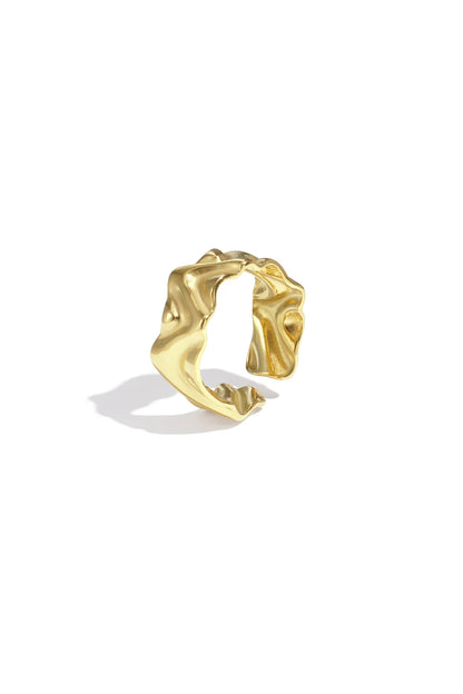 Ring Irrigular shape goud