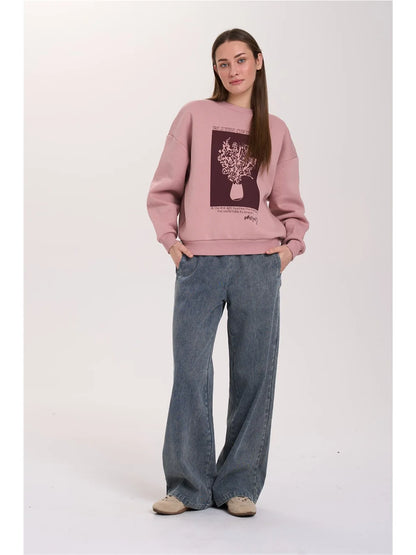 Roze sweater