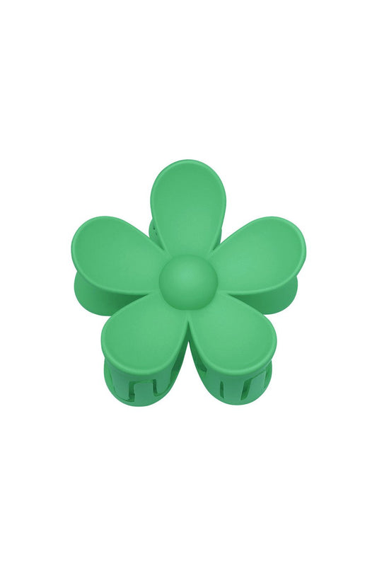 Haarspeld bloem groen