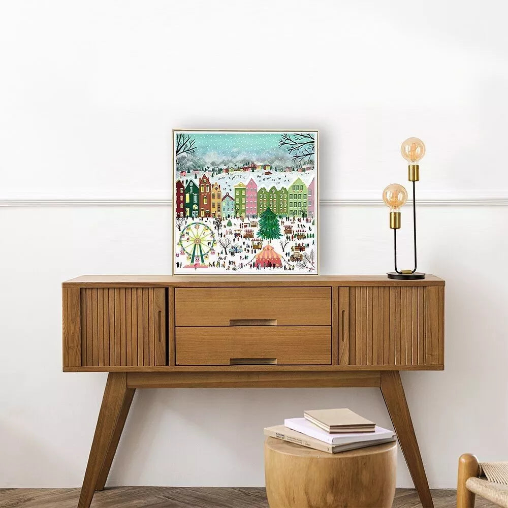 Puzzel Christmas in the square