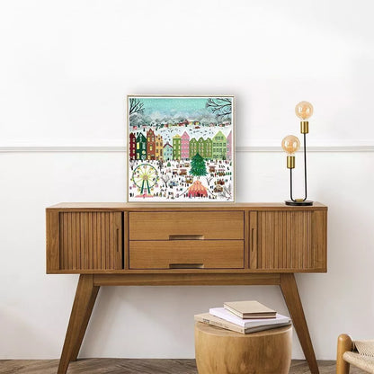 Puzzel Christmas in the square