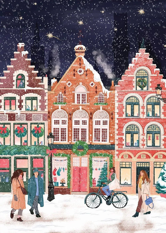 Puzzel Bruges at Christmas