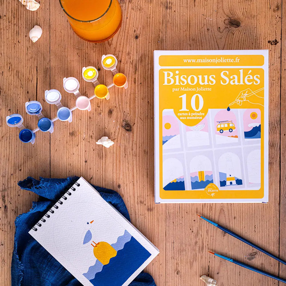 Schilderen op nummer Bisous salés