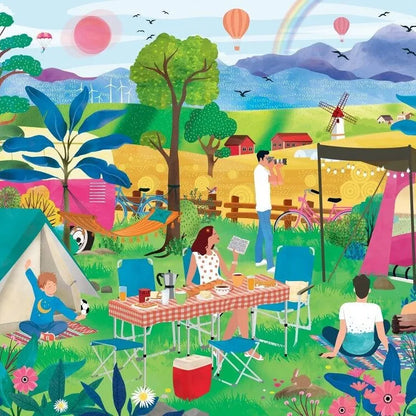 Puzzel Summer at the Campsite