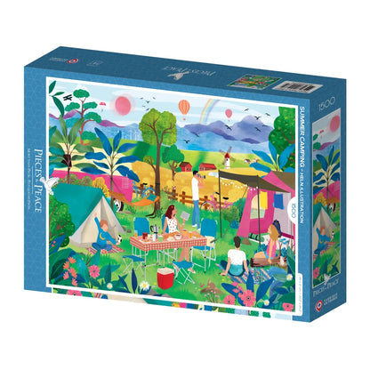 Puzzel Summer at the Campsite