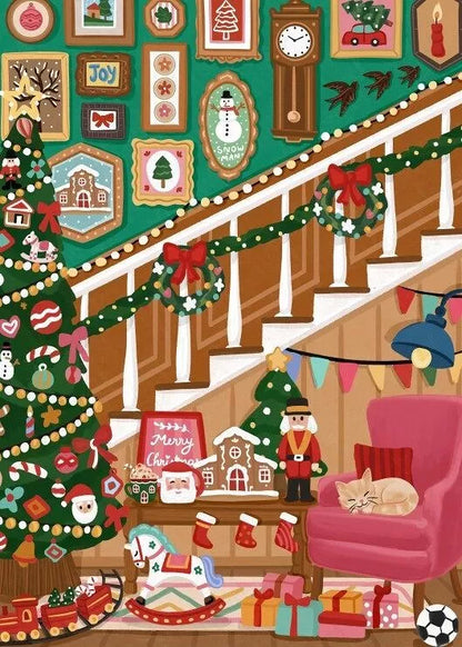 Puzzel Christmas Staircase