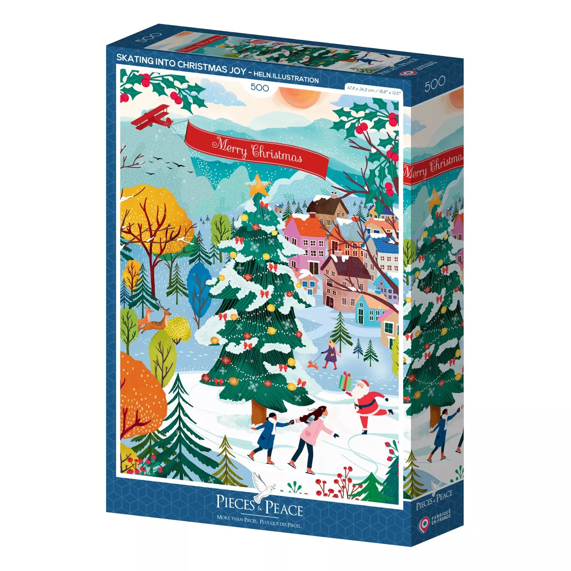 Puzzel Skating into Christmas