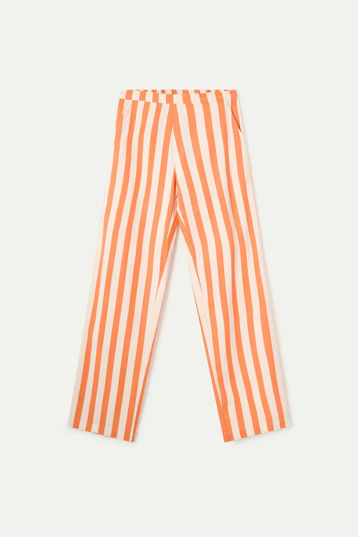 Broek oranje strepen