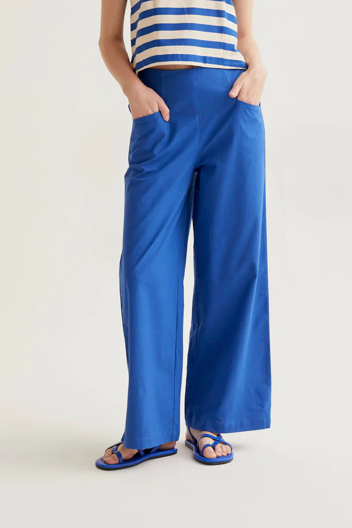 Blauwe broek