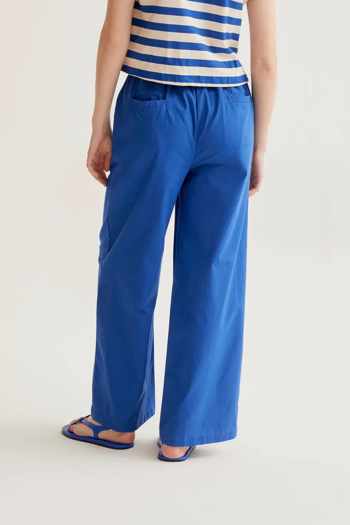 Blauwe broek