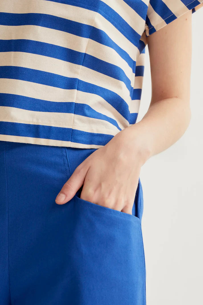 Blauwe broek