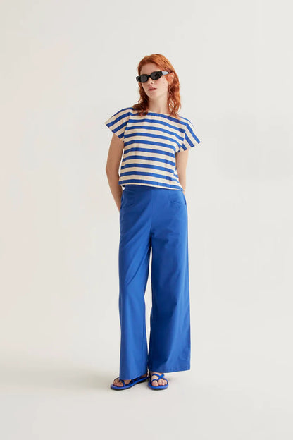Blauwe broek
