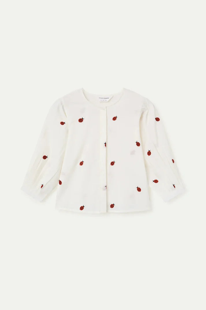 Blouse lieveheersbeestjes