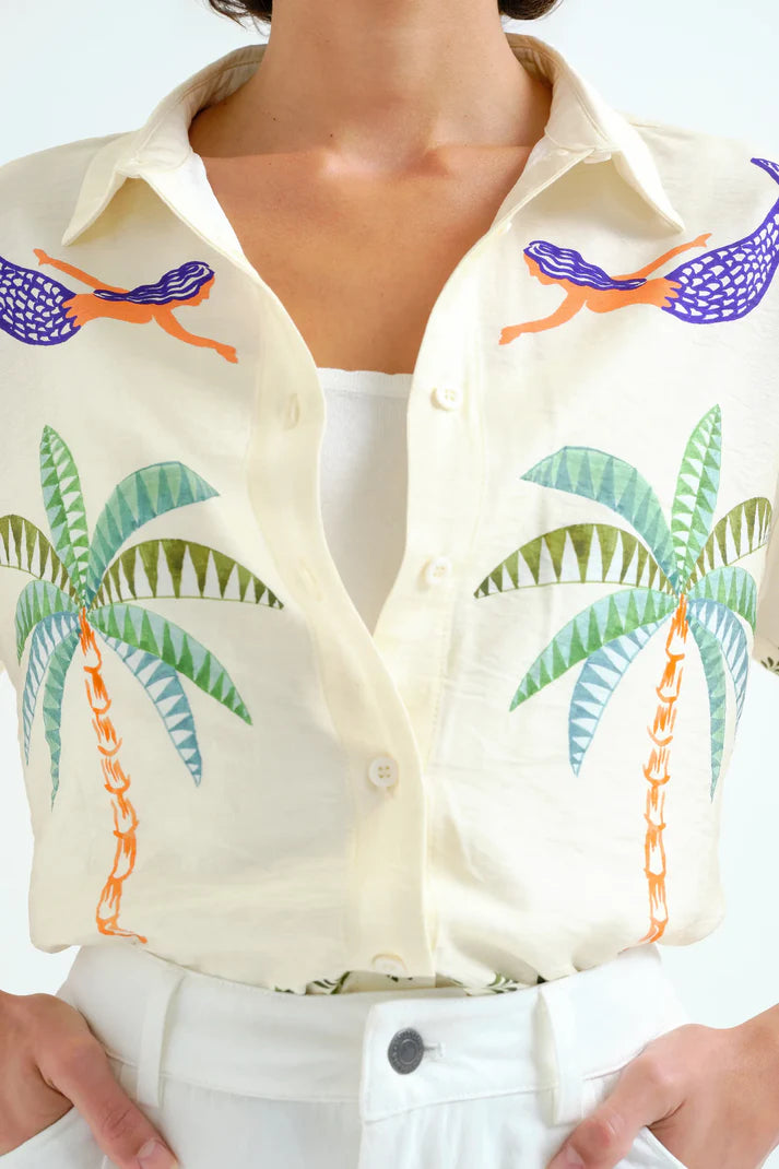 Blouse Mermaid & Palm