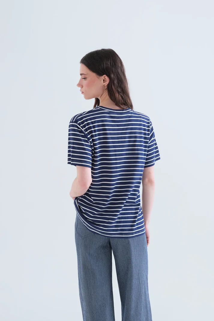 T-shirt streepjes & hartje