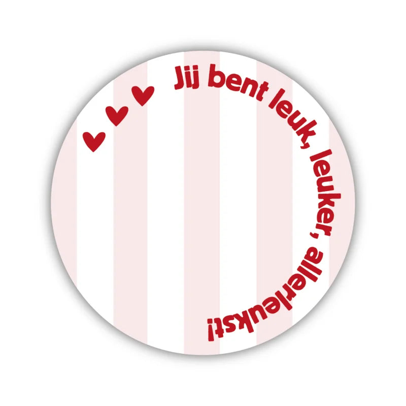 Set onderzettertjes Juf