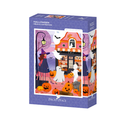 Mini puzzel Halloween