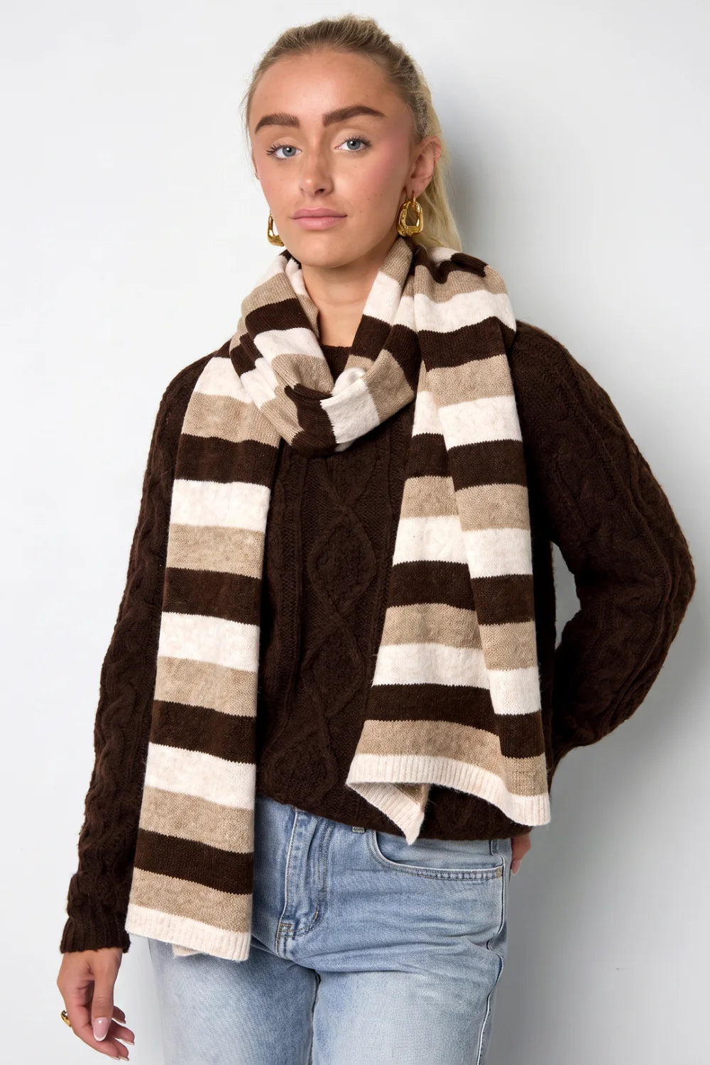 Sjaal Manon beige