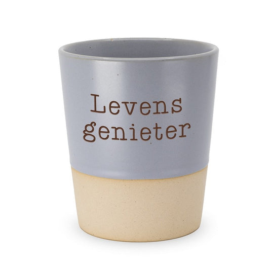 Mok keramiek Levensgenieter