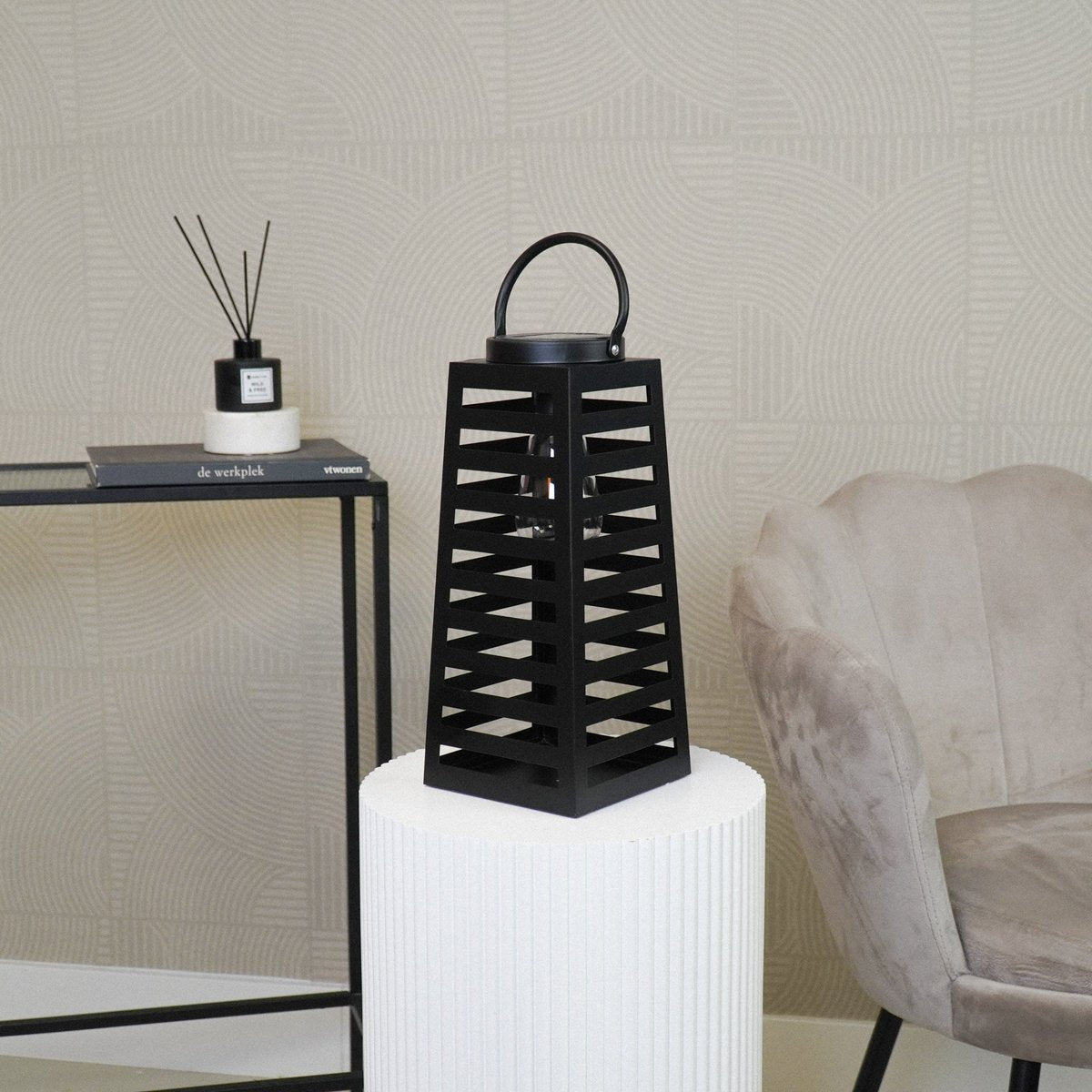 Lantaarn Summer Solar zwart