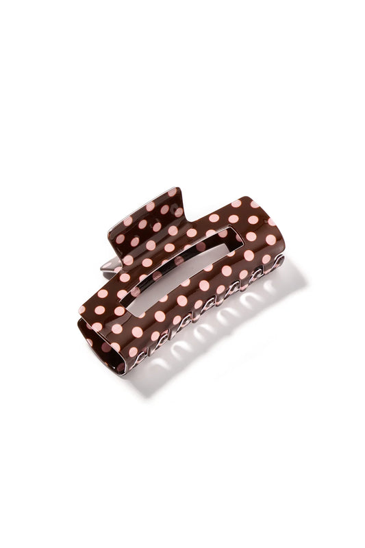 Haarspeld Dots Bordeaux