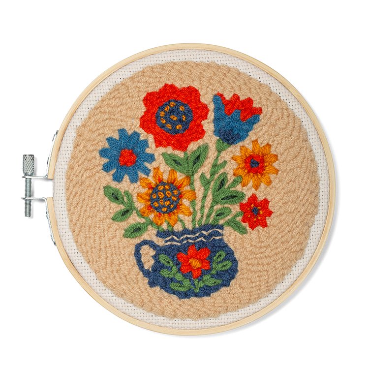 Punch Needle Boeket bloemen