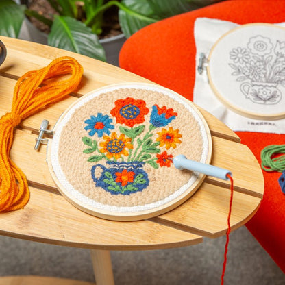 Punch Needle Boeket bloemen