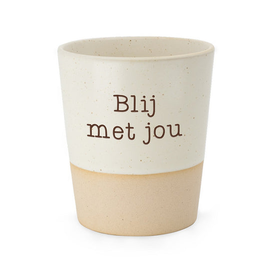 Mok keramiek Blij met jou