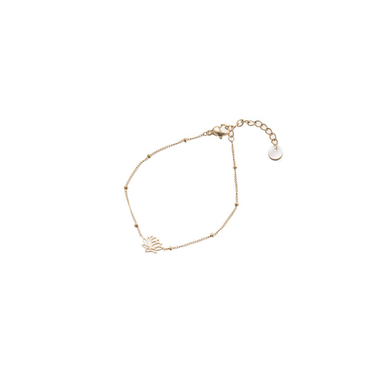 Armbandje Lotus goud
