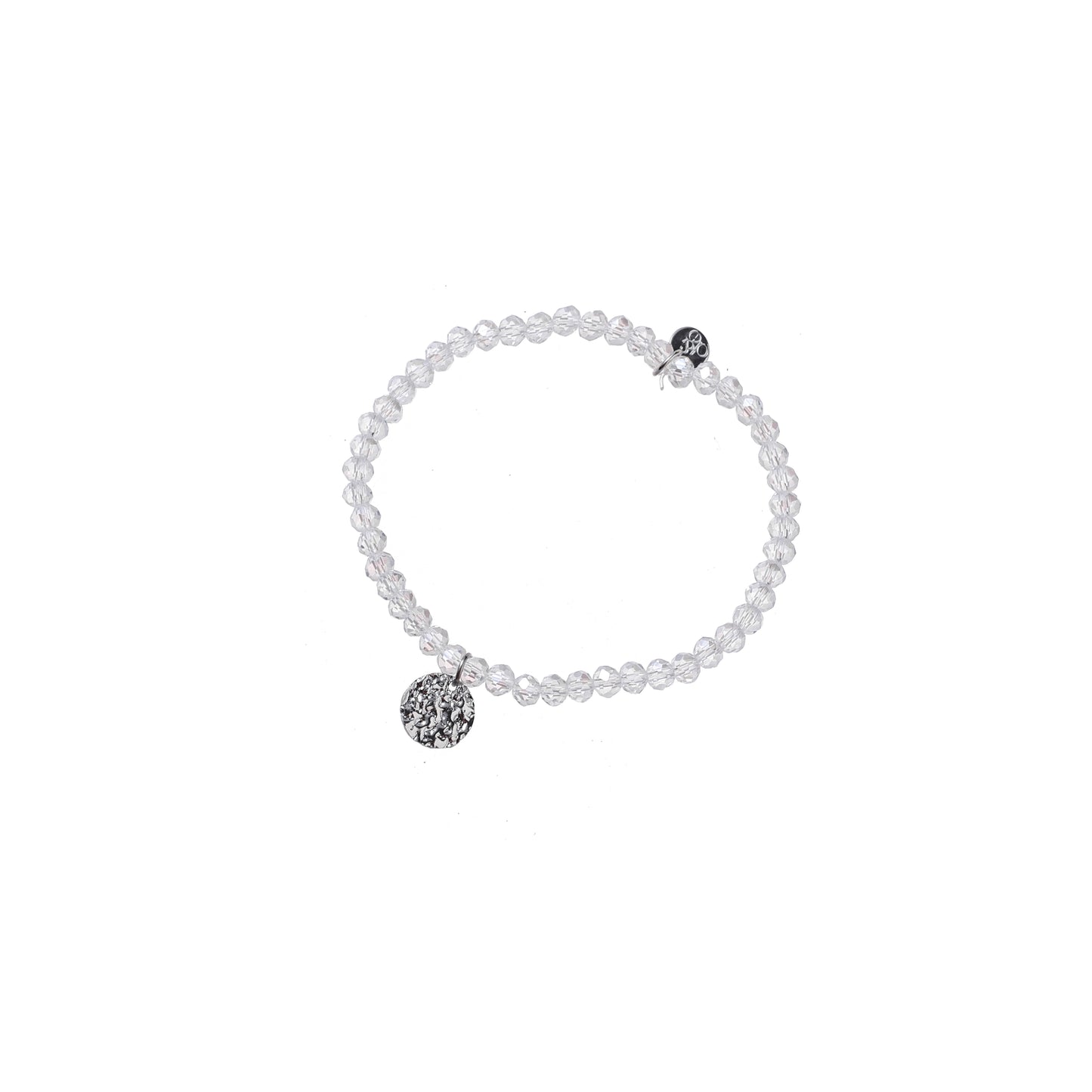 Armbandje pareltjes wit