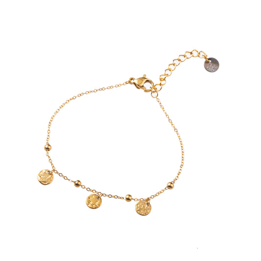 Armbandje Petals goud