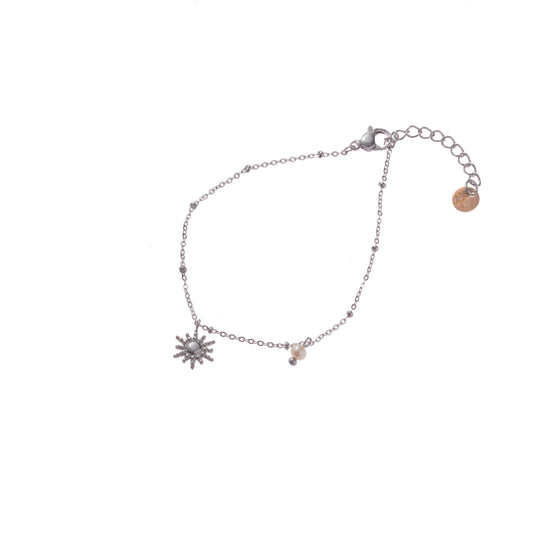 Armbandje Small Sun zilver
