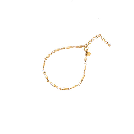 Armbandje Long link goud