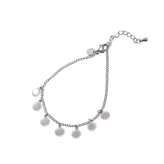 Armbandje Sun zilver