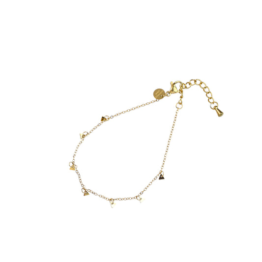 Armbandje Tiny Triangle goud