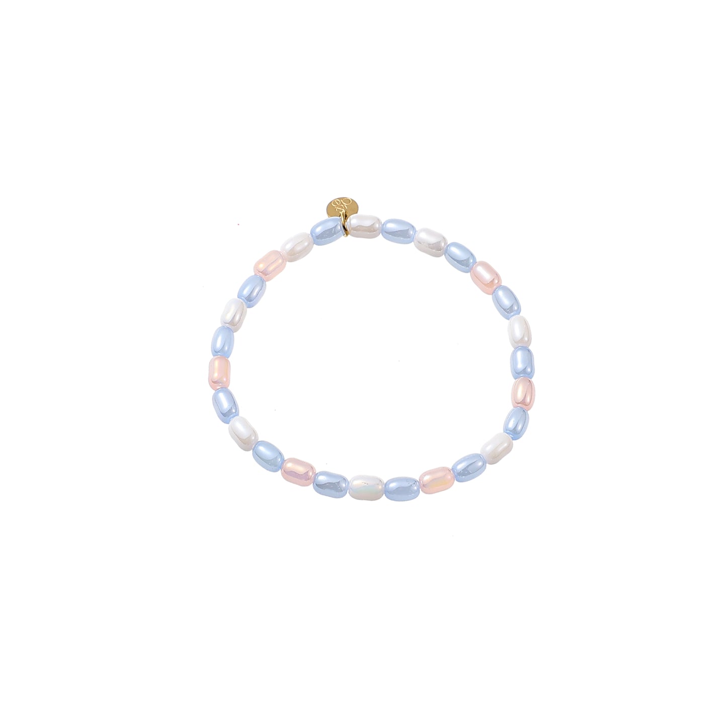 Armbandje Tube - Aqua mix