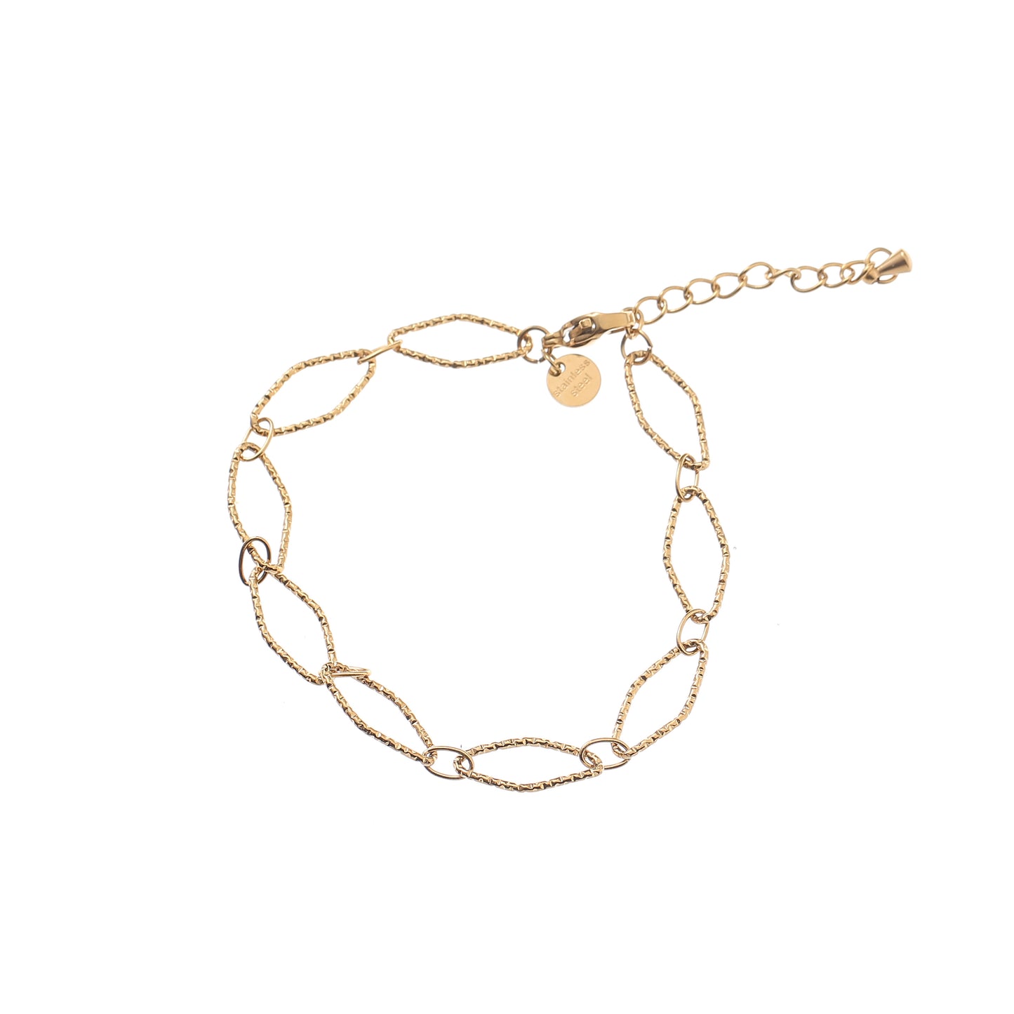 Armbandje Open Diamond - Goud