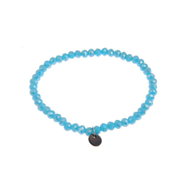 Armbandje pareltjes Blue Frosting