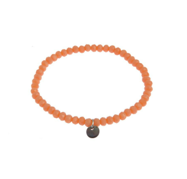 Armbandje pareltjes Peach Cocktail