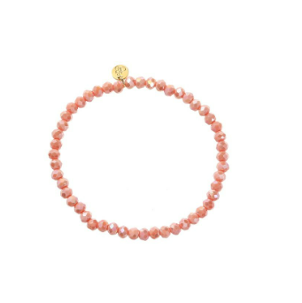 Armbandje parels Pink Biscuit