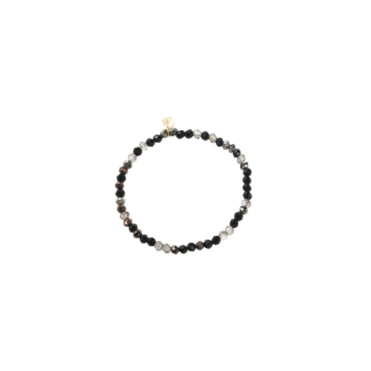 Armbandje parels Black Bunch