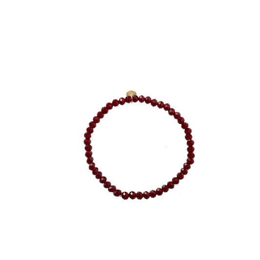 Armbandje parels Burgundy