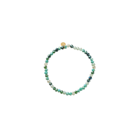 Armbandje parels Green mix