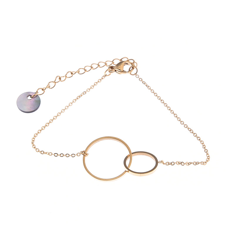 Armbandje Double O goud