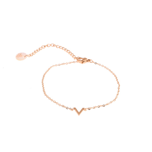 Armband V goud