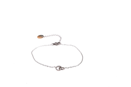 Armbandje Double O zilver