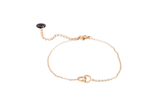 Armbandje Double O goud